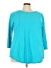Westbound Teal 3/4 Sleeve Top Size 2X - photo 1