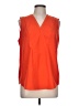 Rachel Zoe 100% Polyester Orange Sleeveless Blouse Size L - photo 1