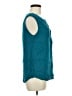 Daniel Rainn Teal Sleeveless Blouse Size M - photo 4