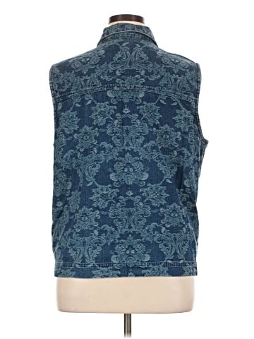 Coldwater Creek Denim Vest (view 2)