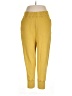 FP Movement Solid Yellow Casual Pants Size L - photo 1