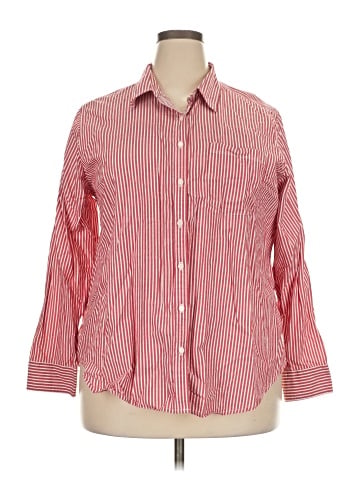 Old Navy 3/4 Sleeve Button-Down Shirt (view 1)