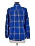 Old Navy Plaid Blue Long Sleeve Button-Down Shirt Size M - photo 2