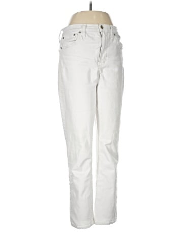 Madewell The High-Rise Perfect Vintage Jean in Tile White (view 1)