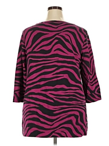 Zenergy by Chico's 3/4 Sleeve T-Shirt (view 2)