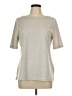 Talbots Outlet Gray Short Sleeve Top Size L - photo 1