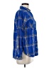 Old Navy Plaid Blue Long Sleeve Button-Down Shirt Size M - photo 4