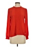 CeCe Red Long Sleeve Blouse Size XS - photo 1