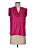 J.Crew 100% Silk Pink Sleeveless Silk Top Size 0 (petite) - photo 1