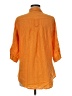 Connection 18 100% Cotton Orange 3/4 Sleeve Button-Down Shirt Size M - photo 2