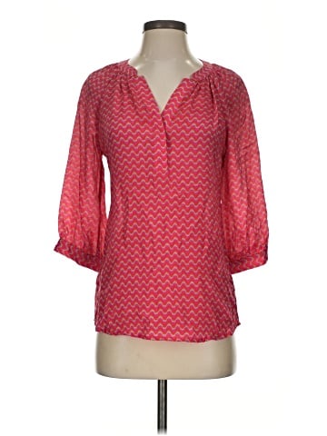 Ellie Kai 3/4 Sleeve Silk Top (view 1)