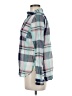 Old Navy Plaid Teal Long Sleeve Button-Down Shirt Size M - photo 5
