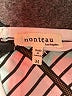 Monteau Stripes Ivory Cocktail Dress Size M - photo 8