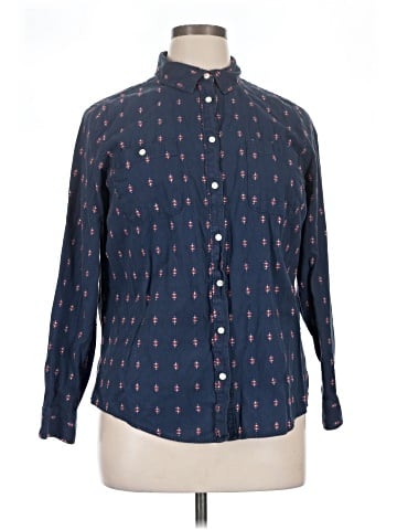 St. John's Bay Long Sleeve Button-Down Shirt (view 1)