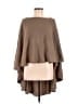 Look 100% Acrylic Brown Poncho One size - photo 1