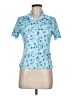 Xhilaration 100% Polyester Blue Short Sleeve Polo Size M - photo 1