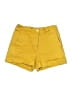 Everlane Solid Yellow Shorts Size 4 - photo 1