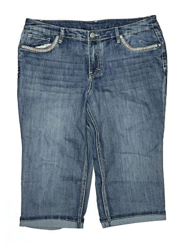 Christopher & Banks Denim Shorts (view 1)