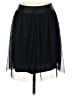 Maurices 100% Polyester Solid Black Casual Skirt Size S - photo 1
