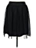 Maurices 100% Polyester Solid Black Casual Skirt Size S - photo 2