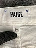 Paige Chevron-herringbone Ivory Jeans Size 30 waist - photo 7