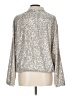 Ann Taylor LOFT Metallic Silver Jacket Size L - photo 2