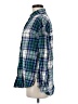 Old Navy 100% Cotton Plaid Blue Long Sleeve Button-Down Shirt Size M - photo 5