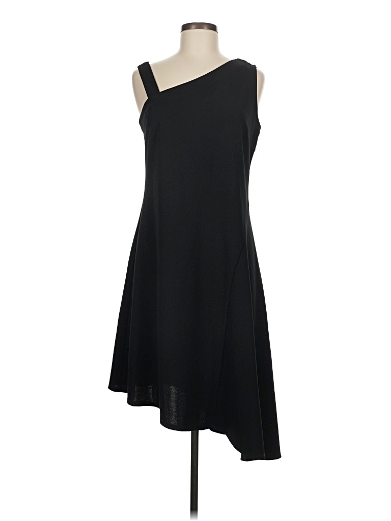 Pre-owned H By Halston Cocktail Dress In Black