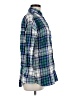 Old Navy 100% Cotton Plaid Blue Long Sleeve Button-Down Shirt Size M - photo 4