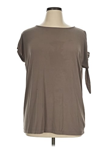 Worthington Short Sleeve Blouse (view 1)