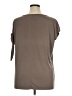 Worthington Brown Short Sleeve Blouse Size XL (tall) - photo 2