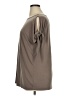 Worthington Brown Short Sleeve Blouse Size XL (tall) - photo 5