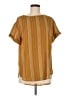 Identify Gold Short Sleeve Blouse Size M - photo 1