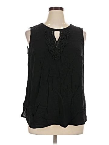 Pale Sky Sleeveless Blouse (view 1)