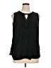 Pale Sky Black Sleeveless Blouse Size 1X - photo 1