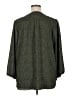 Monday Fun 100% Polyester Green 3/4 Sleeve Blouse Size 1X - photo 2