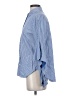 BCBGMAXAZRIA 100% Cotton Blue 3/4 Sleeve Button-Down Shirt Size S - photo 5