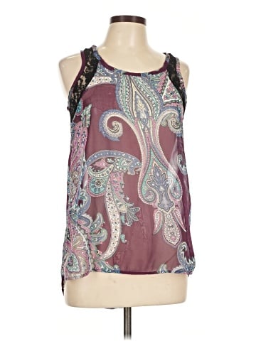 Pink Rose Sleeveless Blouse (view 1)