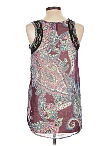 Pink Rose Sleeveless Blouse (view 2)