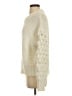 Elodie Solid Ivory Pullover Sweater Size S - photo 5