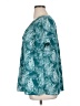 41Hawthorn 100% Polyester Teal Short Sleeve Blouse Size 1X - photo 5