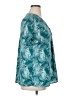 41Hawthorn 100% Polyester Teal Short Sleeve Blouse Size 1X - photo 4