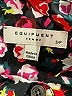 Equipment 100% Viscose Floral Black Long Sleeve Blouse Size S - photo 7