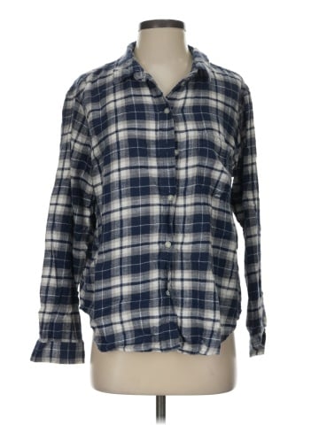 American Eagle Outfitters Long Sleeve Button-Down Shirt (view 1)