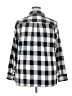Talbots 100% Cotton Checkered-gingham Gray Long Sleeve Button-Down Shirt Size 2X - photo 2