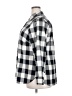 Talbots 100% Cotton Checkered-gingham Gray Long Sleeve Button-Down Shirt Size 2X - photo 5