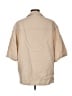 Zara Tan 3/4 Sleeve Button-Down Shirt Size L - photo 2