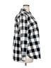 Talbots 100% Cotton Checkered-gingham Gray Long Sleeve Button-Down Shirt Size 2X - photo 4
