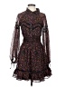 Topshop 100% Polyester Floral Black Cocktail Dress Size 2 - photo 1