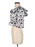 Zara Ivory Short Sleeve Blouse Size L - photo 5